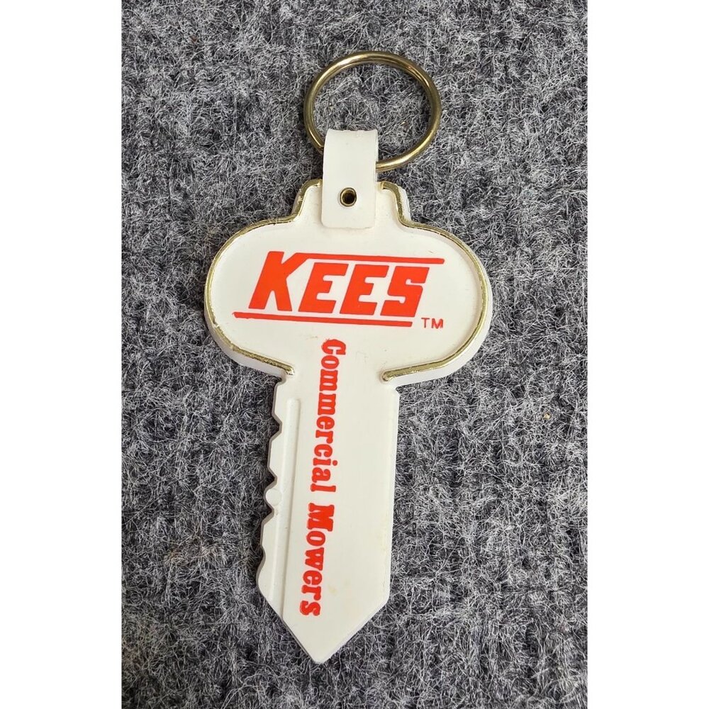 Kees Commercial Mowers Key-Shaped Keychain